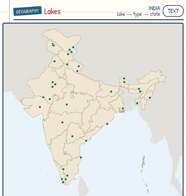Lakes and Lagoons map